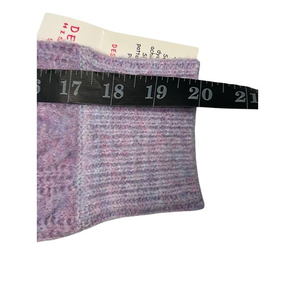 NWT Design History Ombre Cable Knit Long Sleeve V-neck Collar Sweater-Girls M - Picture 13 of 14